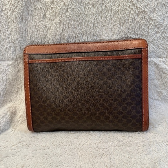 EUC Vintage Celine Macadam Monogram Clutch With Hidden Strap - Picture 6 of 16